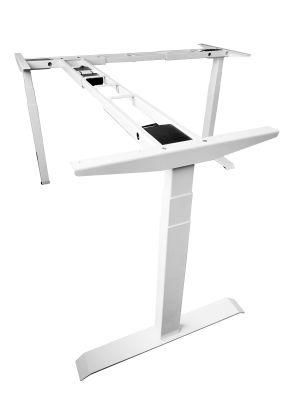 3 Legs L Shape Black Office Electric Corner Height Adjustable Executive Desk