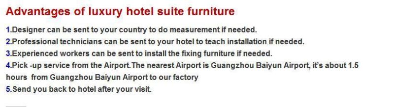 Popular Sample Style Hotel Bedrooom Furniture (EMT-HTB06-2)