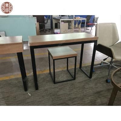 Economy Budget Hotel Simple Furniture Design Writing Table and Writing Stool