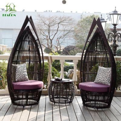 Modern Leisure Patio Aluminium Garden Sofa PE Rattan Outdoor Sofa Set