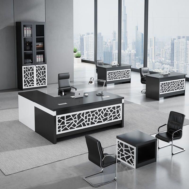 Exclusive Modern Office Executive Desk Luxury Manager Wooden Work Table Furniture