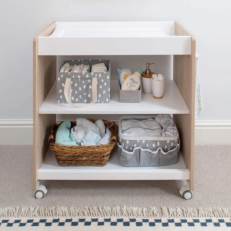 Nova Customize Modern Design Newborn Solid Wooden Baby Furniture Baby Crib