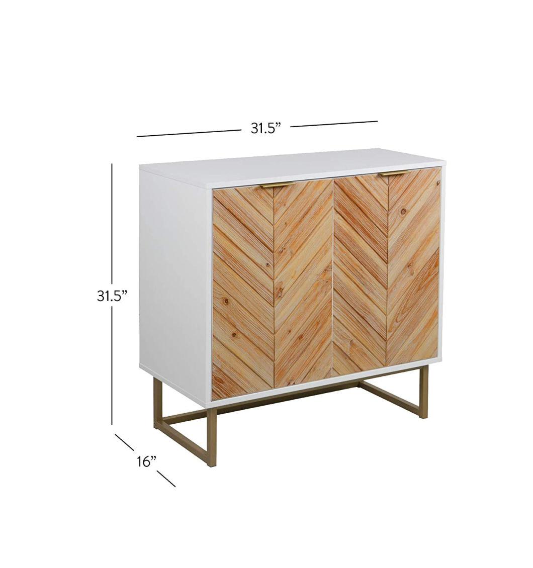 Modern Storage Free Standing Accent Cabinet with Doors