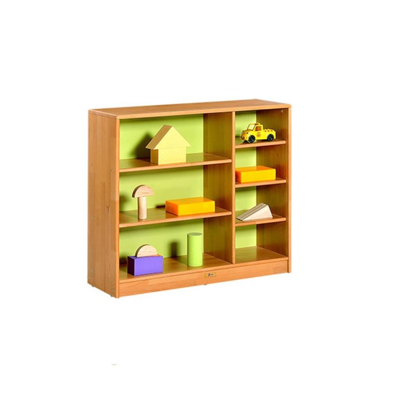 Room Book Shelf and Rack, Day Care Furniture Cabinet, Preschool and Kindergarten Nursery School Kids Cabinet, Play Furniture Toy Wood Cabinet