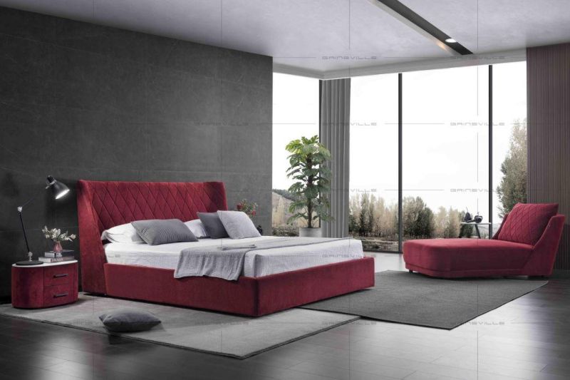 European Design Bedroom Furniture Italian Bed Wall Bed Gc1825