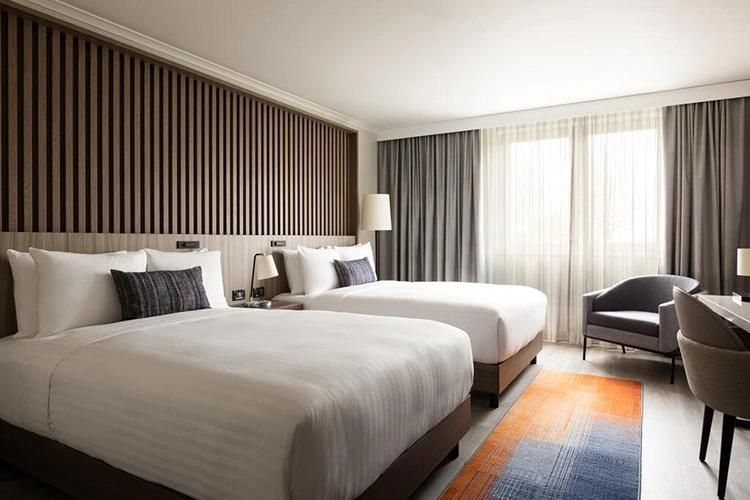 Wooden Hotel Bedroom Furniture Set  King Size Marriott Hotel Furniture Bed Room