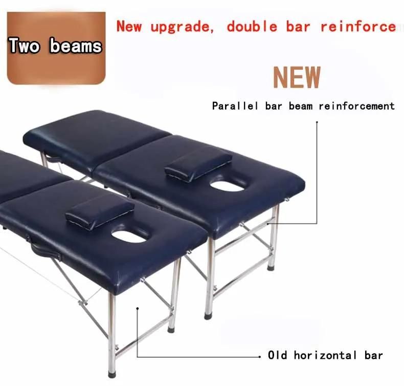 Hot Sale Portable Collapsible Tattoo Beauty Massage Bed High Quality SPA Moxibustion Bed Massage Table