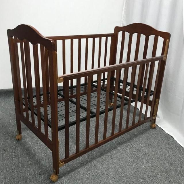 Most Popular New Born Baby Cot Design Natural Wooden Baby Bassinet Juniors Furniture
