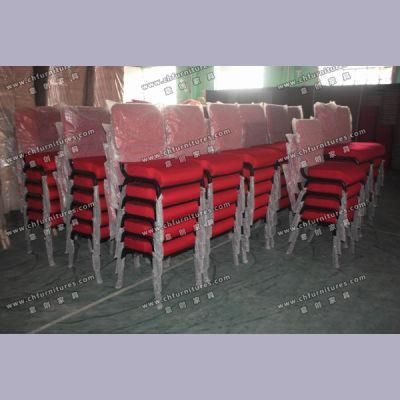 Red Stacking Furniture Popular Church Chairs (YC-G36-13)
