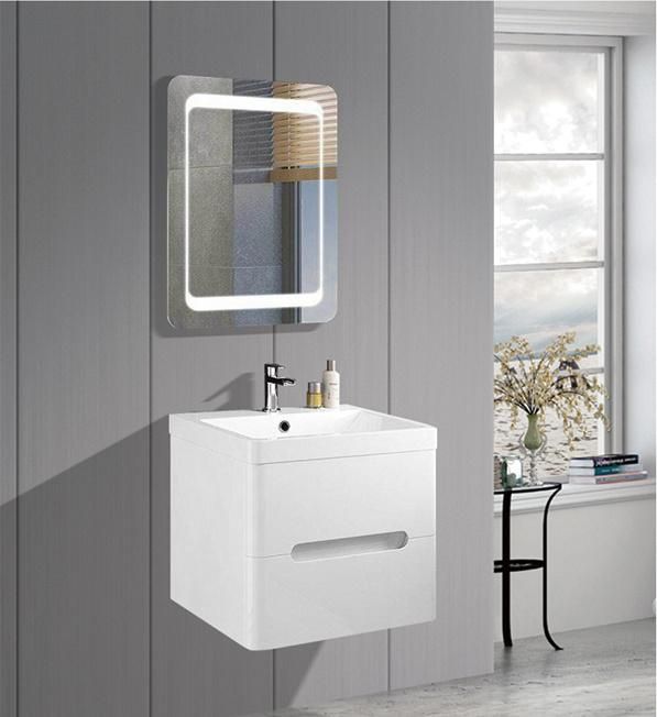 Full PVC Faced High Gloss Wooden Bathroom Vanity Bathroom Cabinet