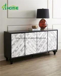 High Quality Cheap Livingroom Cabinet Mirrored Wood Storage Cabinet Furniture