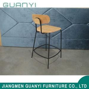 2019 Modern Metal Wooden Furniture Bar Stool