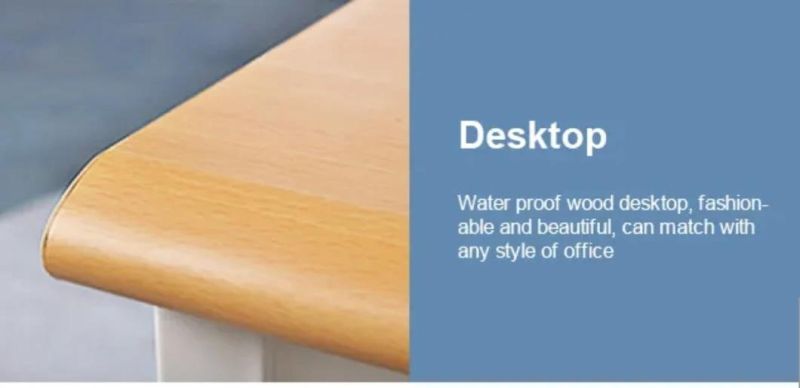 Top Office Steel Furniture MDF Desktop Home Computer Table with Drawers