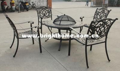 Cast Aluminium Outdoor Barbecue Furniture Set