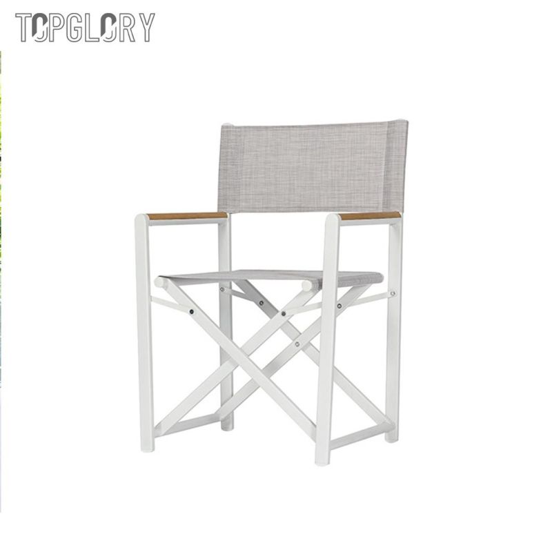 Hot Sale Folds Easily Style Garden Modern Home Balcony Patio Textilene Furniture Outdoor Chair