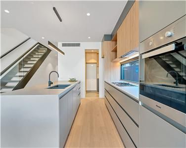 Apartment Aisle Style Large Storage Multifunctional PVC Kitchen Cabinet
