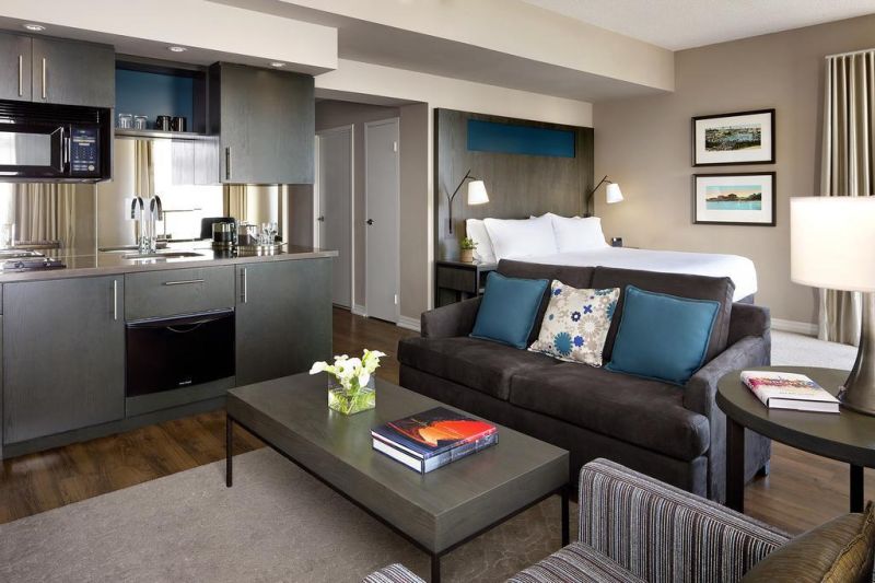 Modern Luxury Space Saving Hotel Bedroom Suite Furniture