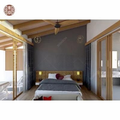 Maldives Hotel Project with Resort Style Hotel Furniture Bedroom Set