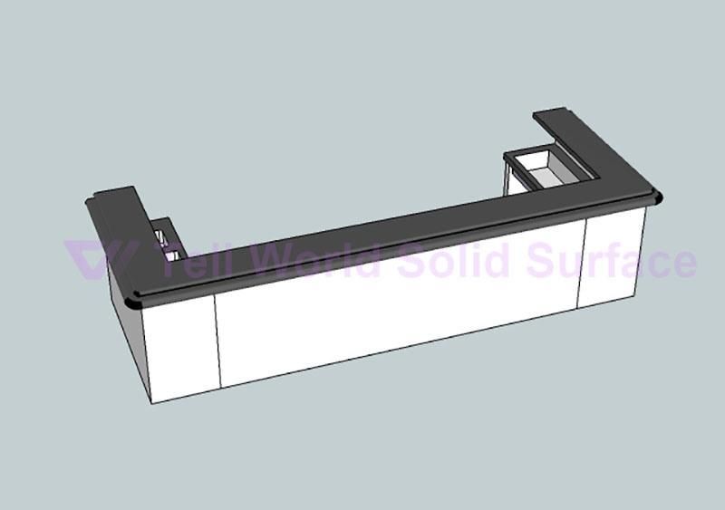 Restaurant LED Bar Counter Commercial Salad Bar Counter Design