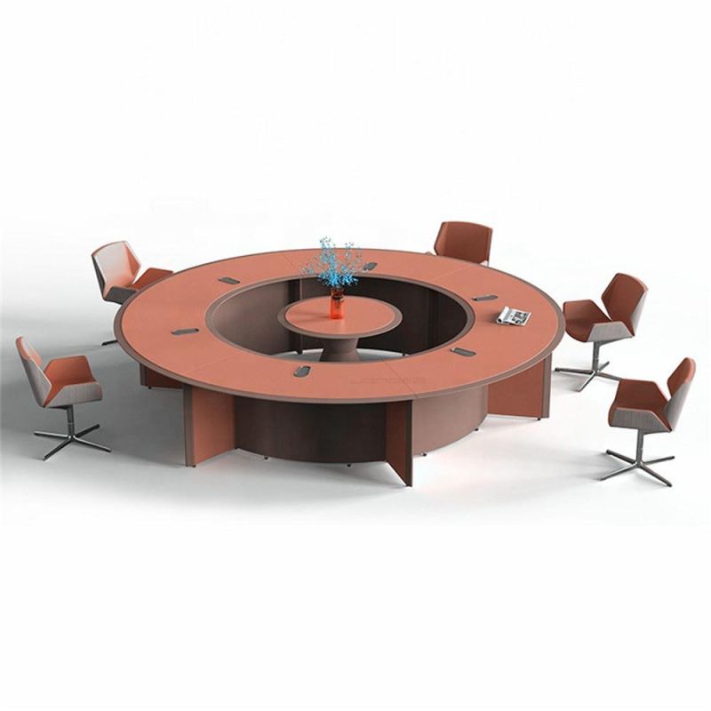 Modern Office Furniture Meeting Hall Room Round Conference Table