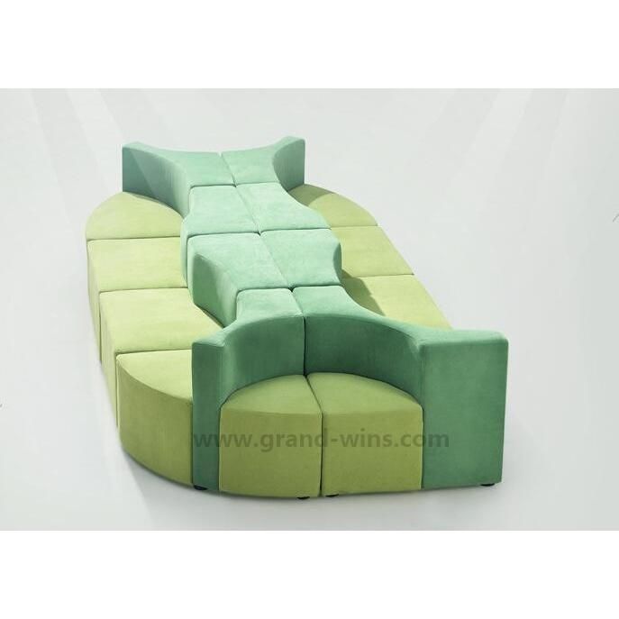 Modern Public Furniture Factory Direct Selling Hotel Library Shaped Sofa