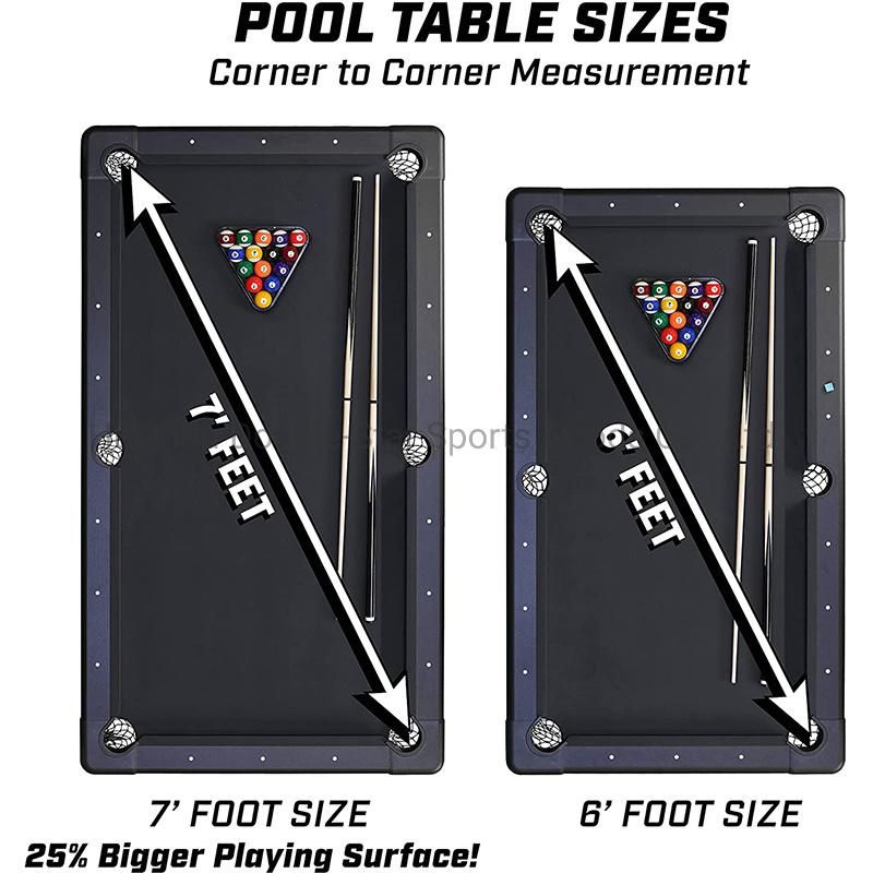 Modern 6FT 7FT Foldable Billiard Table Game Pool Table