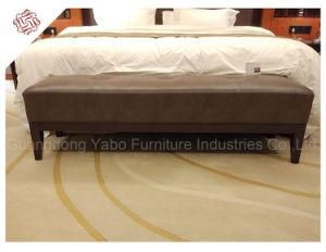 Elegant Hotel Bedroom Furniture with Leather Bed Bench (YB-E-20)