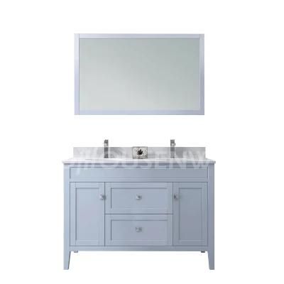 48 Inch Bathroom Vanity Solid Wood Copper Free Mirror Bathroom Furniture