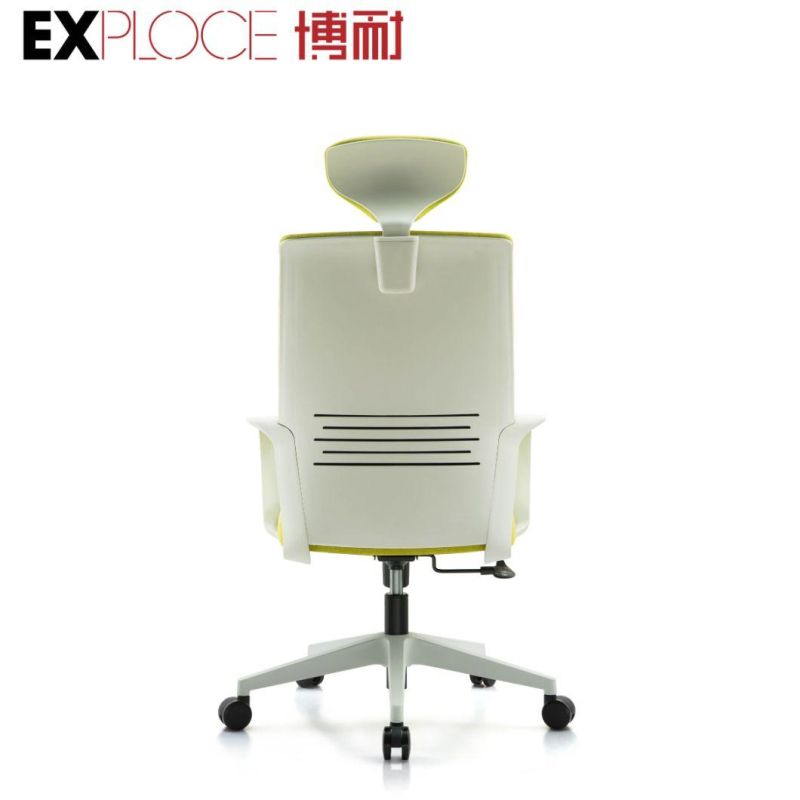 Ergonomic White Task Gaming Visitor Staff Worker Executive Rotating Modern Mesh Chair Office Plastic Wholesales Furniture