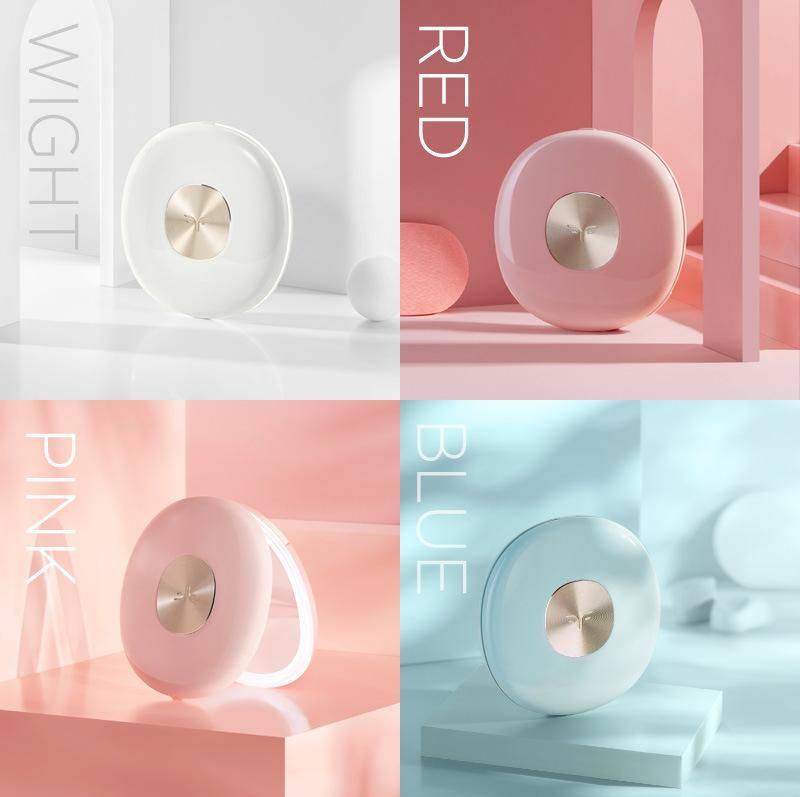 Hot Selling Rechargeable Portable LED Pocket Mirror3X Magnifying Mirror Framed Fitting Mirror