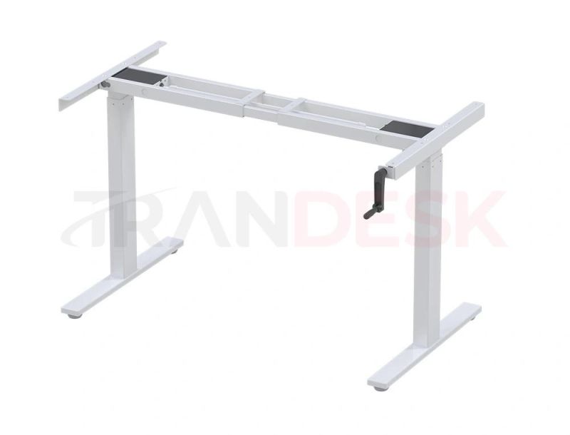Manual Standing Desk Frame Ergonomic Furniture