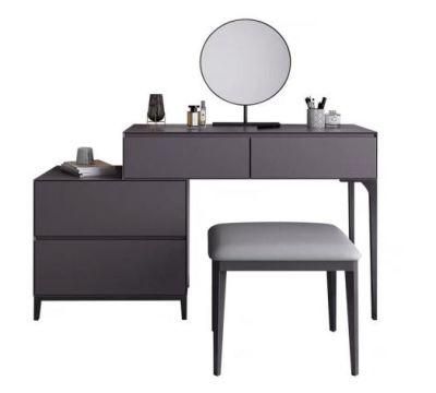Luxurious Home Hotel Mirror Dresser Wood Makeup Desk Dressing Table