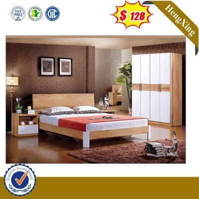 Hot Sell MDF Wooden Hotel Furniture Modern Queen Bedroom Bed