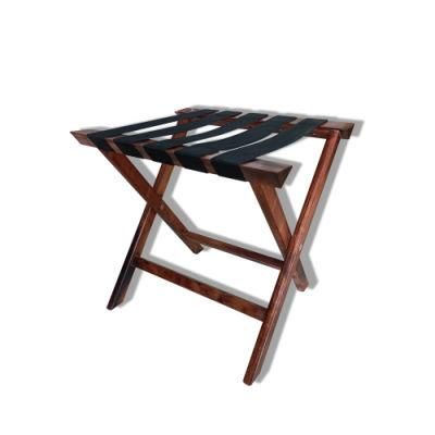 Popular Modern Wooden Folding Bedroom Hotel Luggage Rack