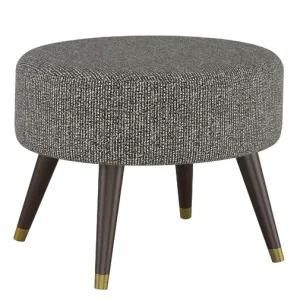 Chinese Modern Fabric Leisure Home Hotel Garden Kids Bedroom Outdoor Stool Furniture Sofa Chair Ottaman Pouf for Living Room
