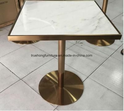 New Design Hotel Furniture Project Steel Coffee Table Gold