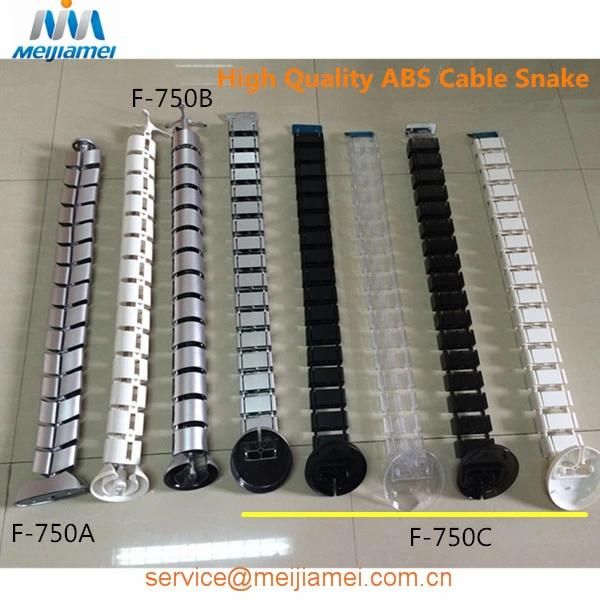 Office Fittings Cable Manager Under Desk ABS Material Furniture Fittings