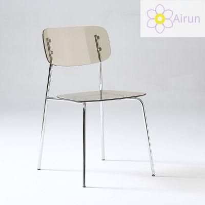 New Design Furniture Transparent Acrylic Wedding Chair Pillows Plastic Chiavari Chair
