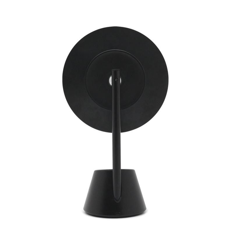 Bluetooth Speaker 360 Rotatable Round Vanity Makeup Mirror LED Lighted