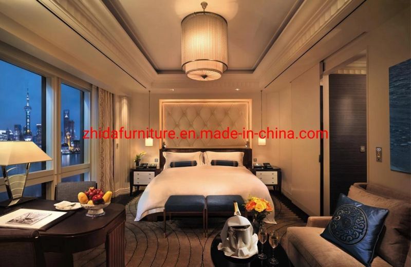 Foshan Factory 5 Star Modern Wooden Bedroom Furniture Supplier for Hotel Presidential Suites