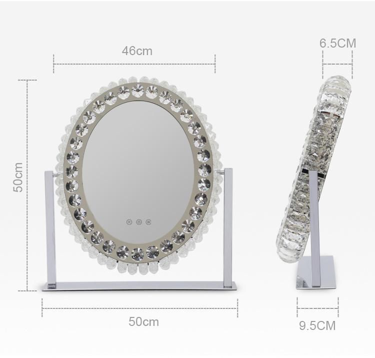 Wholesale Crystal Hollywood Mirror with Light LED Makeup Vanity Mirror