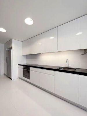 Factory Price Complete Modern Designs PVC Kitchen Island Furniture White Shaker Modular Kitchen Cabinet