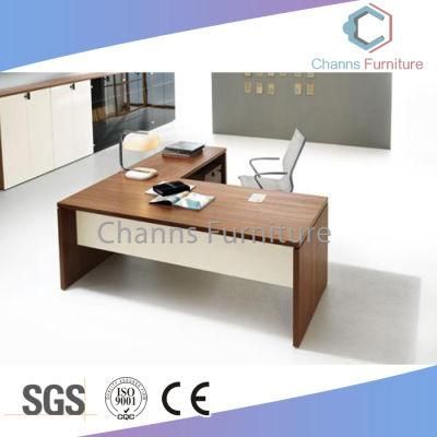 Modern Furniture L Shape Manager Table Wooden Desk (CAS-ED31435)