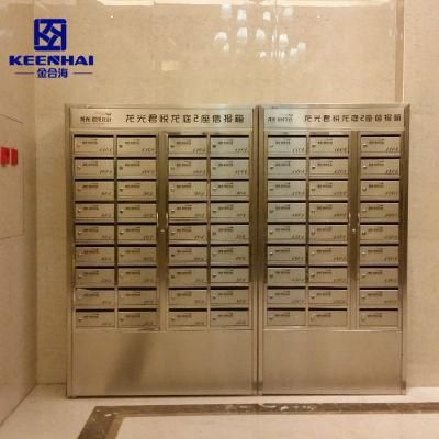 Customized Grade 304 Free Standing Stainless Steel Mailbox (KH-O-1)