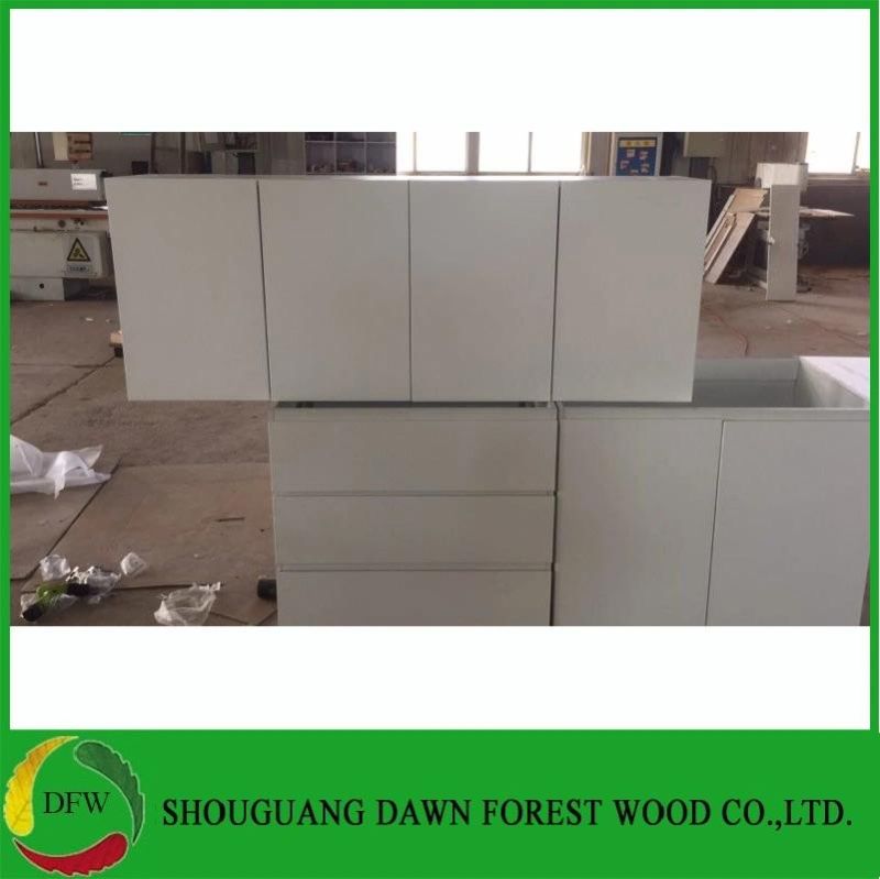 Modern Lacquer Kitchen Cabinet Door with Melamine Cabinet
