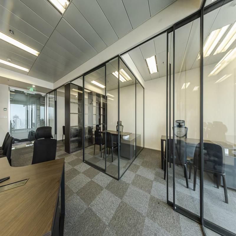 Office Partition, Wall Width 30mm, Aluminum Frame Glass Wall