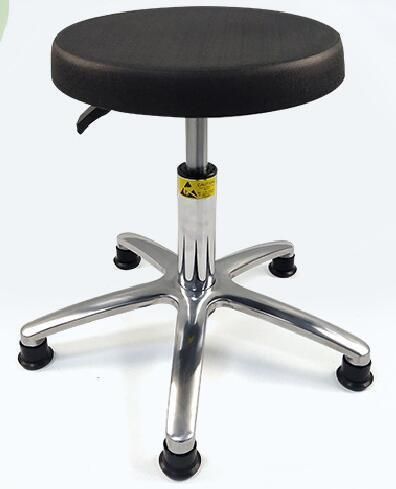 Aluminum Chair Base Anti-Static Lab Stool Five Star Height Adjustable Bar Stool