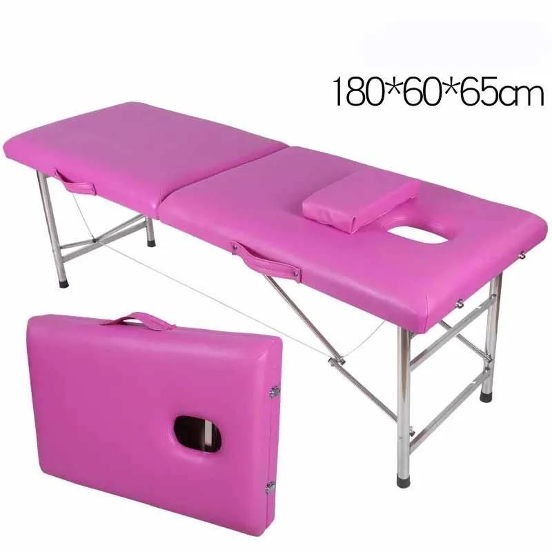 Hot Sale Portable Collapsible Tattoo Beauty Massage Bed High Quality SPA Moxibustion Bed Massage Table