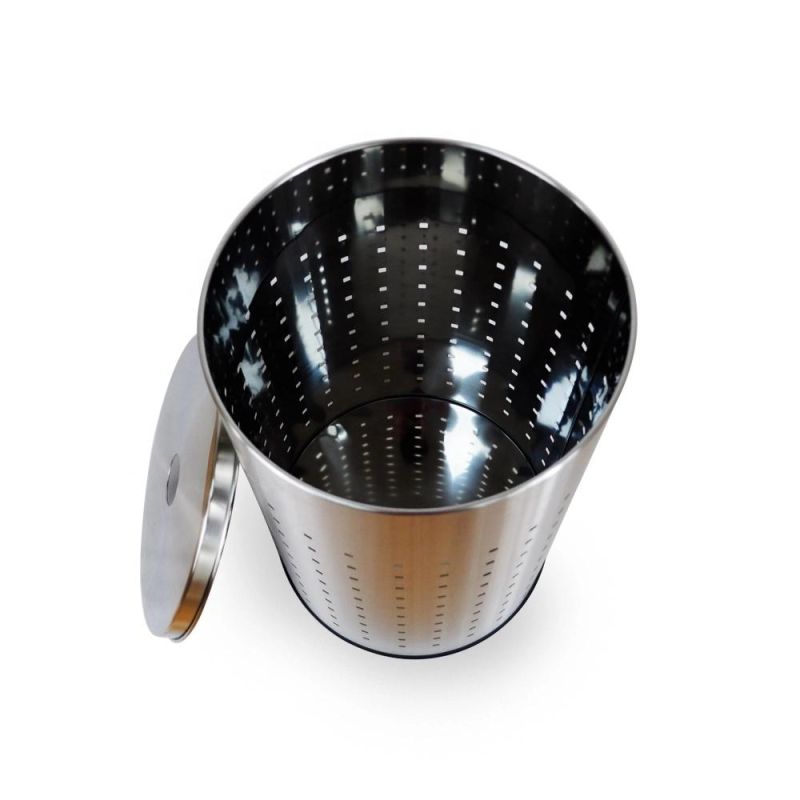 High Quality Modern Design Stainless Steel Round Trash Can