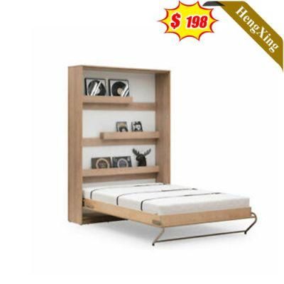 Chinese Wholesale Murphy Wooden Bedroom Furniture Sofa Home Double Folding Bunk Wall King Bed